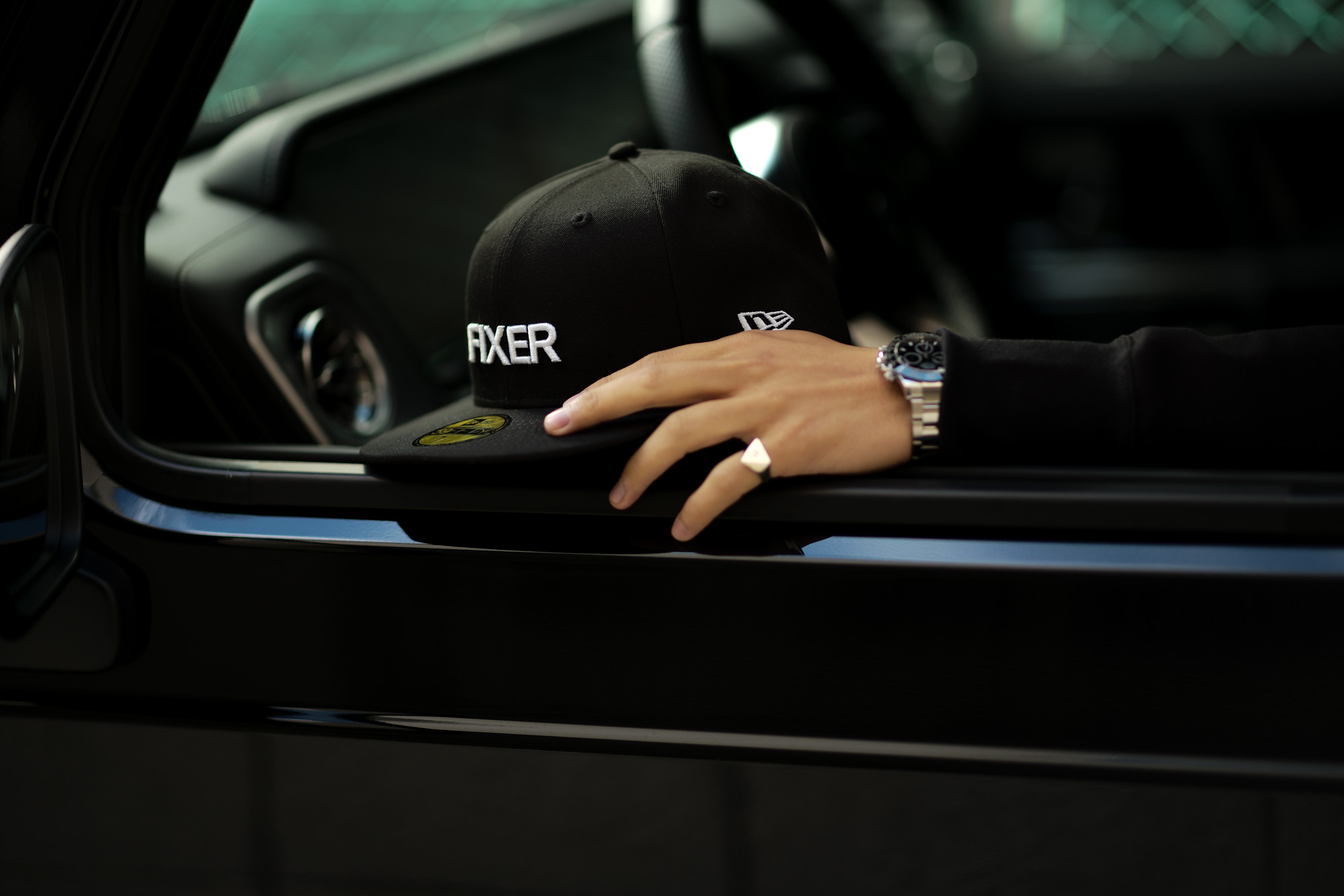 FIXER × NEW ERA (フィクサー × ニューエラ) 59FIFTY®　FNE-01 ベースボールキャップ BLACK × WHITE (ブラック × ホワイト) 【Special Special Special Model】【ご予約開始します】【2020.10.31(Sat)～2020.11.15(Sun)】愛知 名古屋 Alto e Diritto altoediritto アルトエデリット