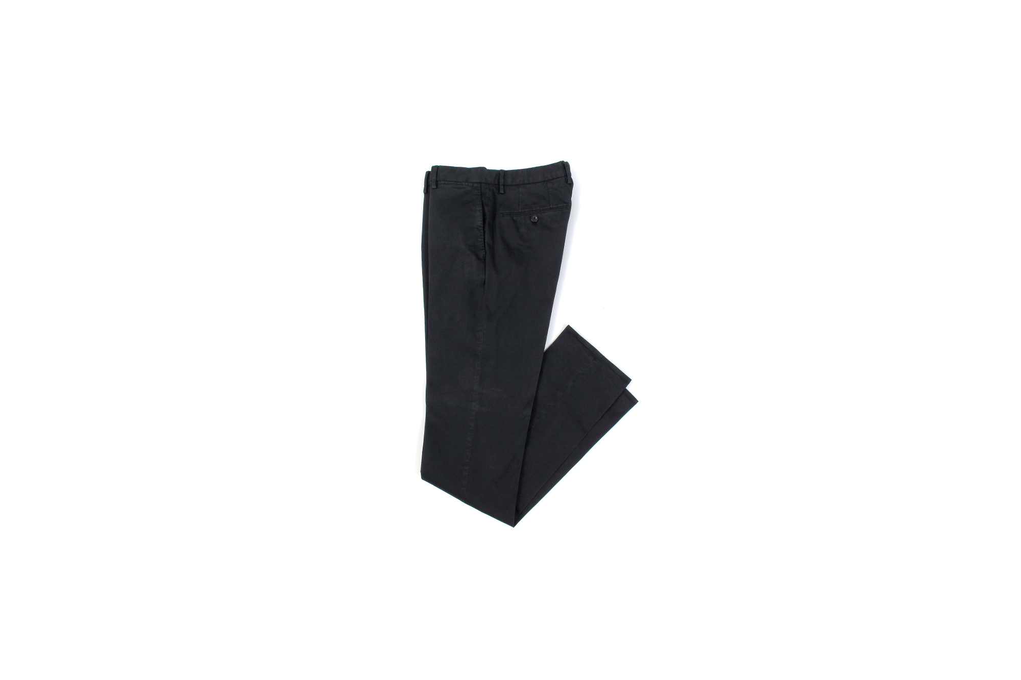 INCOTEX (インコテックス) 1W0N35 SLIM FIT GARMENT DYED COMFORT CHINO コットン ストレッチ スラックス BLACK (ブラック・990) 2020秋冬新作 【入荷しました】【フリー分発売開始】 Alto e Diritto altoediritto アルトエデリット 愛知　名古屋 チノスラックス チノパンツ