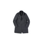 MONTECORE (モンテコーレ) Chester coat (チェスターコート) VITALE BARBERIS CANONICO (ヴィターレ バルベリス カノニコ) フラノウール ダウン チェスターコート CHARCOAL GRAY (チャコールグレー・97) Made in italy (イタリア製) 2020 秋冬新作 【入荷しました】【フリー分発売開始】のイメージ