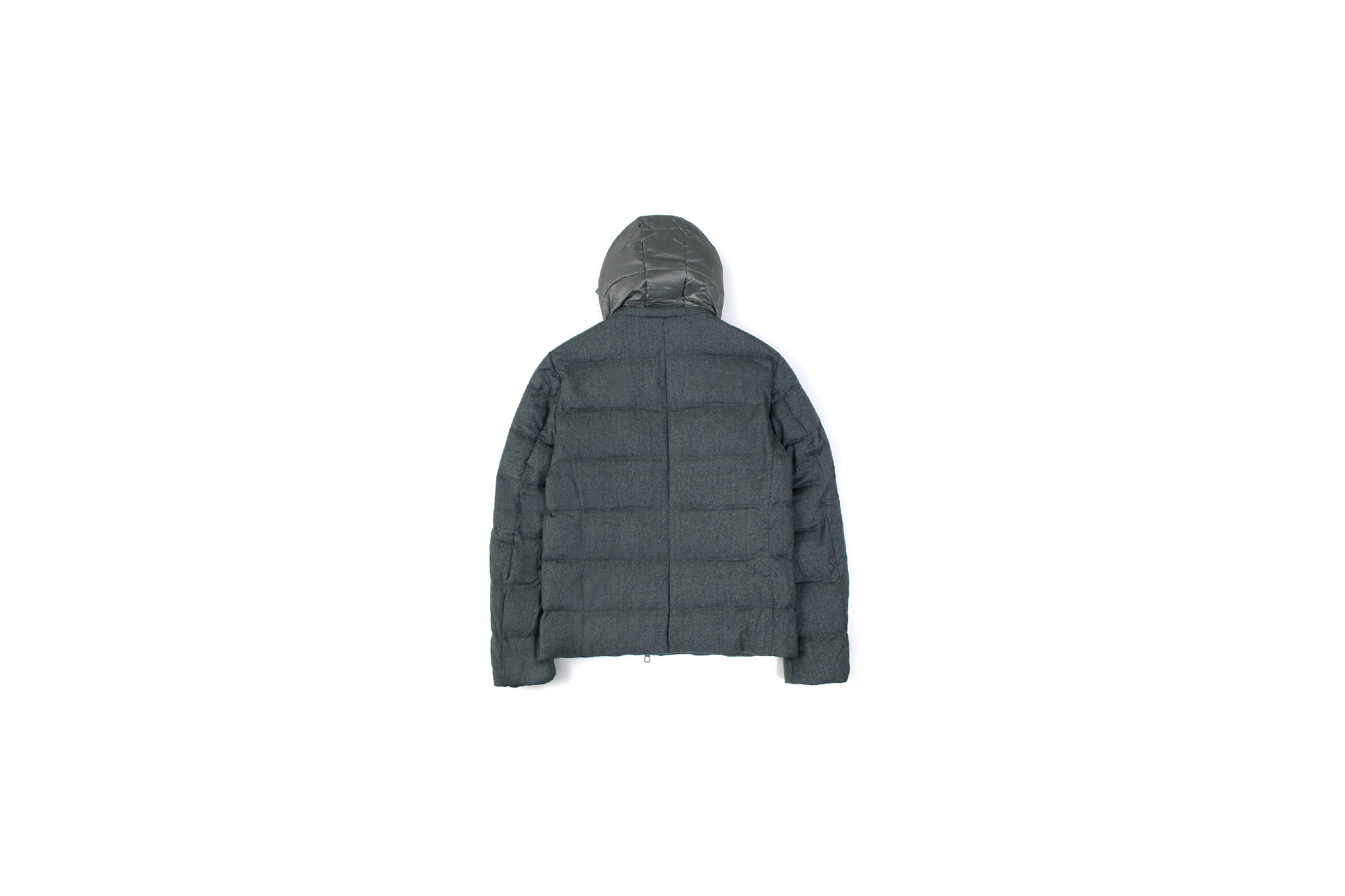 MONTECORE (モンテコーレ) Down Jacket (ダウンジャケット) フラノウール ダウンジャケット GREY (グレー・97