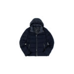 MONTECORE (モンテコーレ) Down Jacket (ダウンジャケット) フラノウール ダウンジャケット NAVY (ネイビー・89) Made in italy (イタリア製) 2020 秋冬新作 【入荷しました】【フリー分発売開始】のイメージ