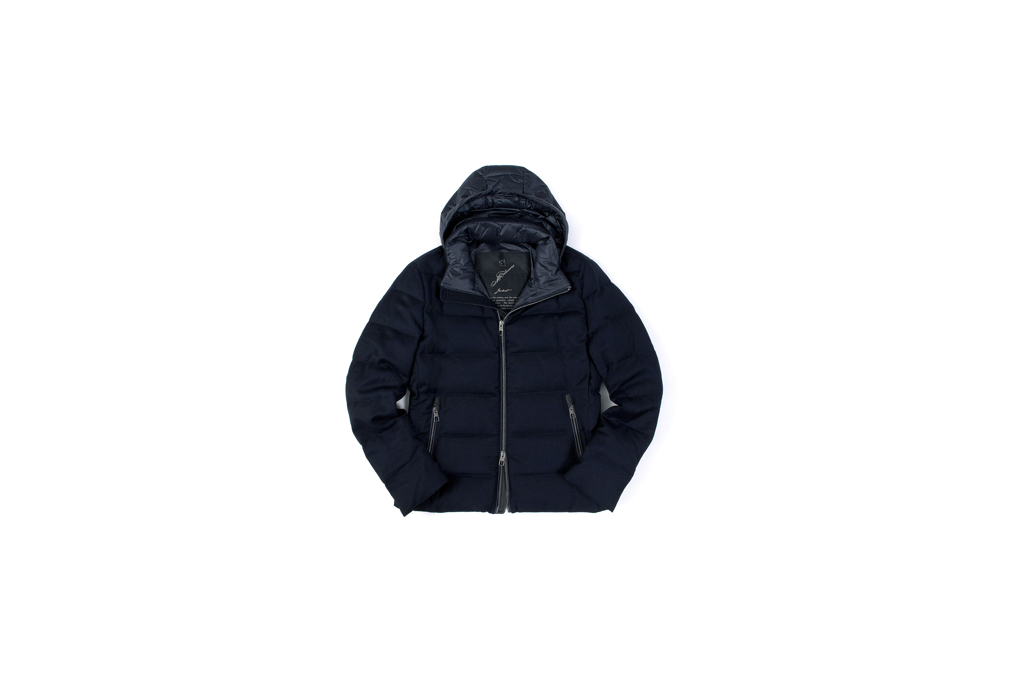 MONTECORE (モンテコーレ) Down Jacket (ダウンジャケット) フラノウール ダウンジャケット NAVY (ネイビー・89) Made in italy (イタリア製) 2020 秋冬新作 愛知 名古屋 Alto e Diritto アルトエデリット altoediritto