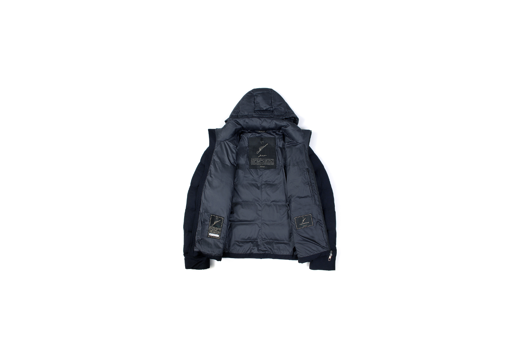 MONTECORE (モンテコーレ) Down Jacket (ダウンジャケット) フラノウール ダウンジャケット NAVY (ネイビー・89) Made in italy (イタリア製) 2020 秋冬新作 愛知 名古屋 Alto e Diritto アルトエデリット altoediritto