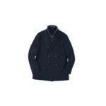 MONTECORE (モンテコーレ) P-coat (Pコート) LoroPiana (ロロピアーナ) RAIN SYSTEM レインシステム フラノウールシルク ダウン ピーコート NAVY (ネイビー・89) 2020 秋冬新作  【入荷しました】【フリー分発売開始】のイメージ