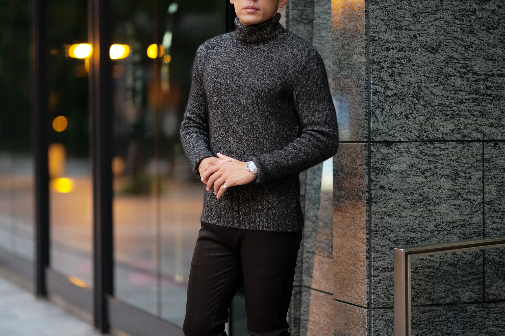 RIVORA (リヴォラ) Cashmere Mohair Silk High Neck (ハイネック セーター) カシミア モヘア シルク ニット タートルネックセーター BLACK (ブラック・010) MADE IN JAPAN (日本製) 2020秋冬新作 【入荷しました】【フリー分発売開始】愛知 名古屋 altoediritto アルトエデリット カシミヤ モヘア シルク クルーネック タートルネック 栗生田弓 YUMIAOTA altoediritto アルトエデリット ニット