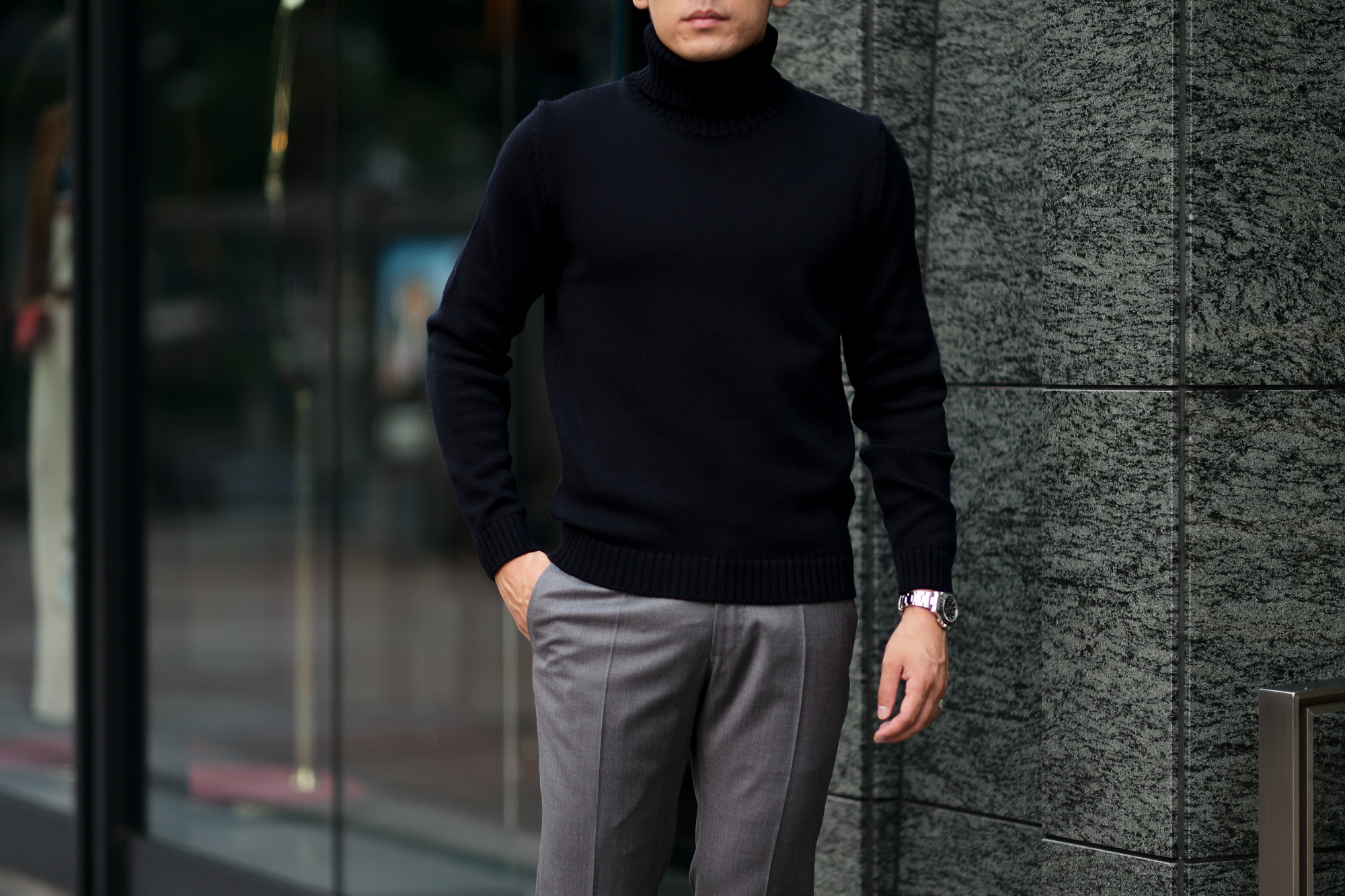 ZANONE(ザノーネ) Turtle Neck Sweater (タートルネックセーター ...