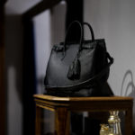 ACATE × cuervo bopoha (アカーテ × クエルボ ヴァローナ) GHIBLI (ギブリ) Montblanc leather (モンブランレザー) トートバッグ レザーバッグ NERO (ネロ) MADE IN ITALY (イタリア製) 2020 AW 【Special Special Special Model】のイメージ