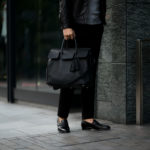 ACATE × cuervo bopoha (アカーテ × クエルボ ヴァローナ) GHIBLI (ギブリ) Montblanc leather (モンブランレザー) トートバッグ レザーバッグ NERO (ネロ) MADE IN ITALY (イタリア製) 2020 AW 【Special Special Special Model】のイメージ