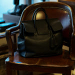 ACATE × cuervo bopoha (アカーテ × クエルボ ヴァローナ) GHIBLI (ギブリ) Montblanc leather (モンブランレザー) トートバッグ レザーバッグ NERO (ネロ) MADE IN ITALY (イタリア製) 2020 AW 【Special Special Special Model】のイメージ