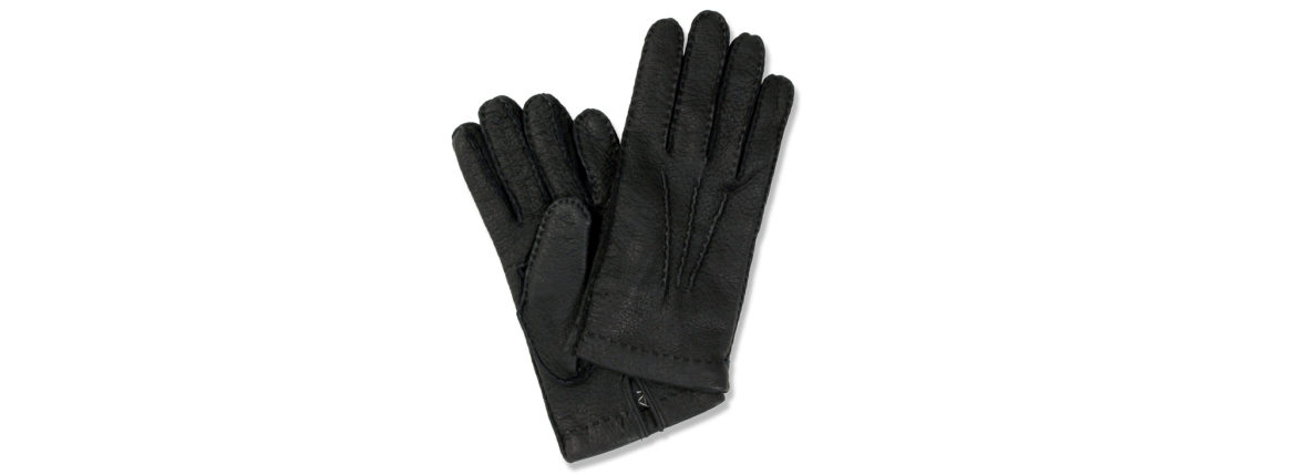 ALPO (アルポ) Peccary Cashmere Lining Gloves (ペッカリー カシミア ライニング グローブ) カシミア100% ライニング ペッカリー 手袋 グローブ NERO (ブラック) Made in italy (イタリア製) 2020 秋冬新作 愛知 名古屋 Alto e Diritto altoediritto アルトエデリット