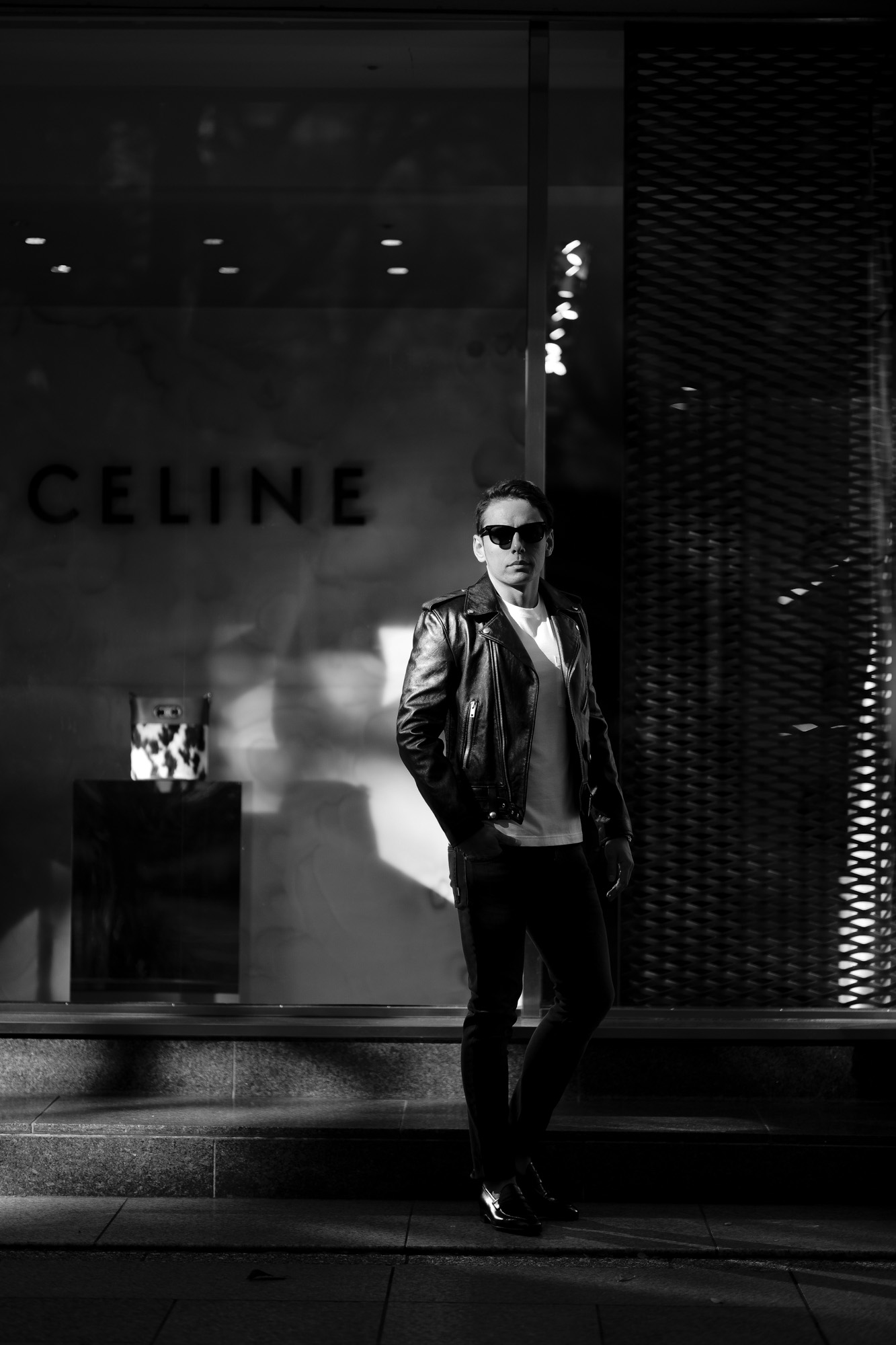 CELINE (セリーヌ) CLASSIC BIKER CALF SKIN (クラシックバイカー ...