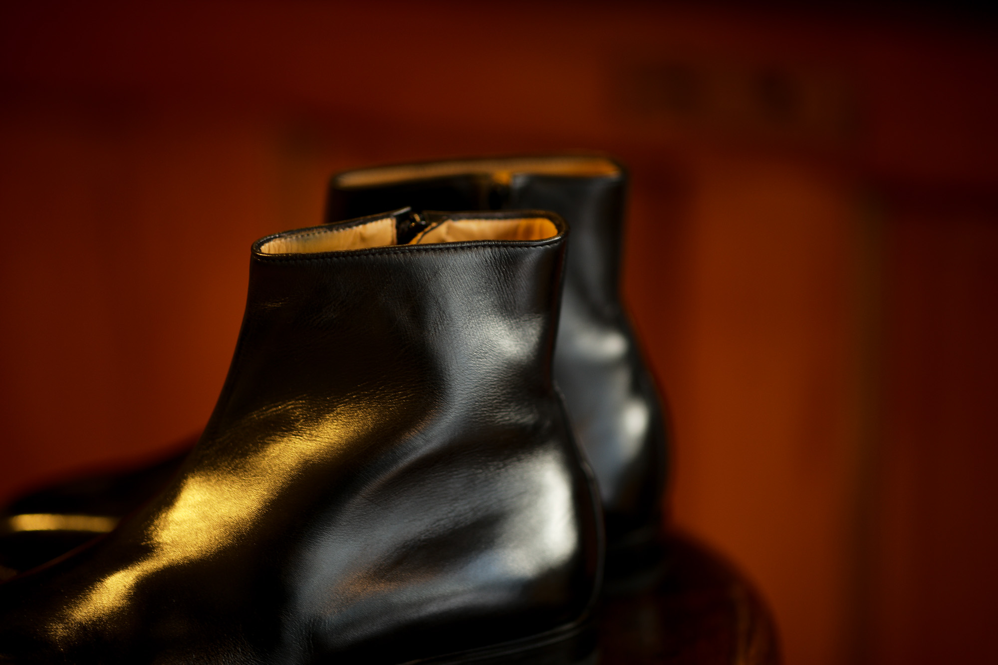 ENZO BONAFE(エンツォボナフェ) ART.3993 Zip up Boots Du Puy Vitello デュプイ社ボックスカーフ ダブルストラップブーツ NERO (ブラック) made in italy (イタリア製) 2020 秋冬新作 【入荷しました】【フリー分発売開始】愛知 名古屋 Alto e Diritto altoediritto アルトエデリット