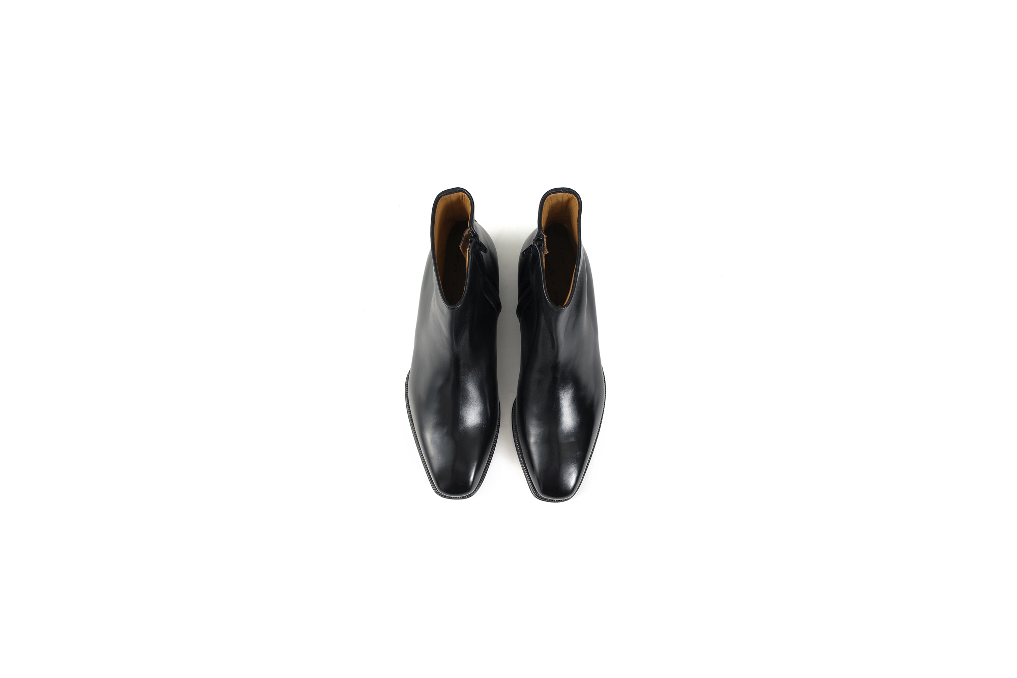 ENZO BONAFE(エンツォボナフェ) ART.3993 Zip up Boots Du Puy Vitello デュプイ社ボックスカーフ ダブルストラップブーツ NERO (ブラック) made in italy (イタリア製) 2020 秋冬新作 【入荷しました】【フリー分発売開始】愛知 名古屋 Alto e Diritto altoediritto アルトエデリット