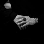 FIXER(フィクサー) BLACK PANTHER RING “RUBY” BLACK RHODIUM(ブラック ロジウム) ブラック パンサーリング ルビー BLACK(ブラック) 【SOLD OUT】のイメージ