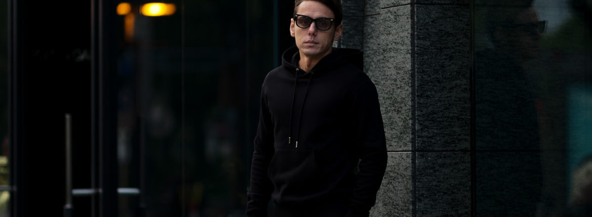 FIXER (フィクサー) FPK-02(エフピーケー02) Sweat Hoodie スウェットフーディー BLACK (ブラック) 愛知 名古屋 altoediritto アルトエデリット パーカー プリントロゴ ロゴプリント 肉厚 裏サーマル 2rd ご予約受付中