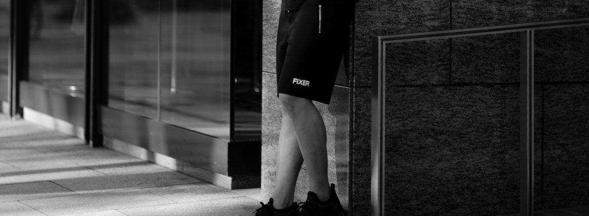 FIXER (フィクサー) FPT-02(エフピーティー02) Technical Jersey Short Pants テクニカルジャージー ショートパンツ BLACK (ブラック) 【ご予約開始します】【2020.11.22(Sun)～2020.12.06(Sun)】のイメージ