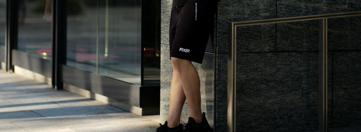 FIXER (フィクサー) FPT-02(エフピーティー02) Technical Jersey Short Pants テクニカルジャージー ショートパンツ BLACK (ブラック) 【SOLD OUT】のイメージ