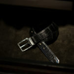 Georges de Patricia (ジョルジュ ド パトリシア) Shadow Crocodile (シャドウ クロコダイル) 925 STERLING SILVER (925 スターリングシルバー) Niloticus Crocodile ニロティカス クロコダイル エキゾチック レザーベルト NOIR (ブラック) 2020 【Special Special Special Model】【ご予約受付中】のイメージ