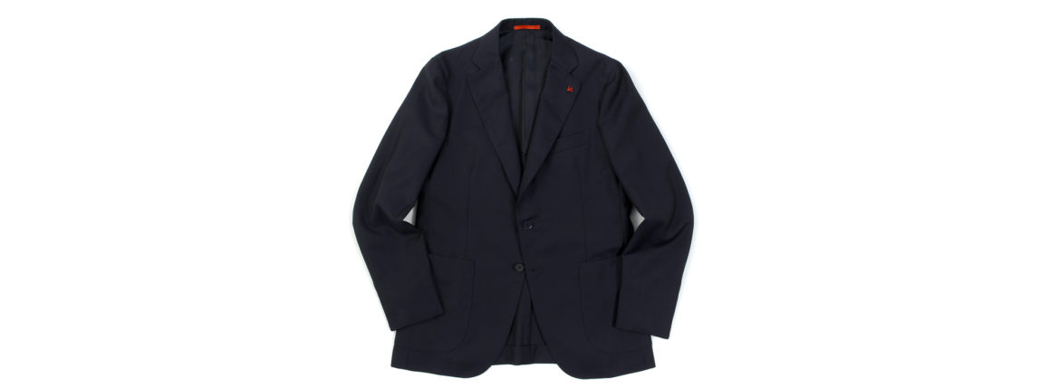 ISAIA (イザイア) SAILOR (セイラー) HOP SACK 120'S WOOL (ホップサック 120'S ウール) ウール ホップサック ジャケット NAVY (ネイビー・800) Made in italy (イタリア製) 2020 秋冬新作 Alto e Diritto altoediritto アルトエデリット 愛知 名古屋 紺ジャケット