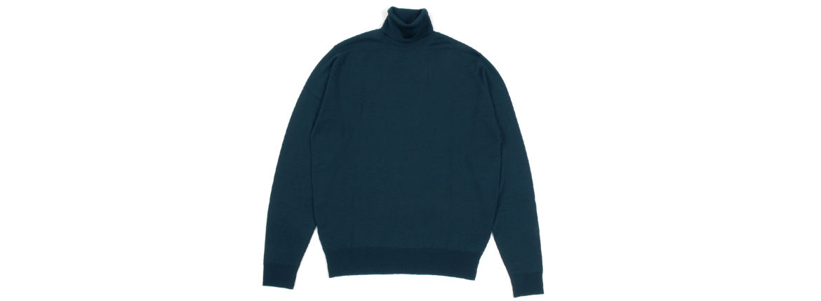 JOHN SMEDLEY (ジョンスメドレー) RENOLD (レノルド) 30G Merino Wool (30ゲージメリノウール) タートルネックセーター ORION GREEN (オリオングリーン) Made in England (イギリス製) 2020 秋冬新作 愛知　名古屋 Alto e Diritto altoedirtto アルトエデリット