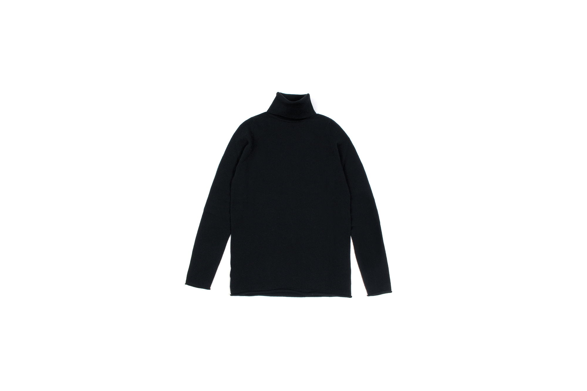 lucien pellat-fine (ルシアン ペラフィネ) Cashmere Roll Neck Sweater カシミア タートルネック セーター BLACK (ブラック) made in scotland (スコットランド製) 2020 秋冬新作 【入荷しました】【フリー分発売開始】愛知 名古屋 Alto e Diritto altoediritto アルトエデリット