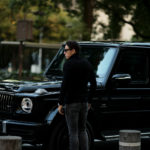 lucien pellat-fine (ルシアン ペラフィネ) Cashmere Roll Neck Sweater カシミア タートルネック セーター BLACK (ブラック) made in scotland (スコットランド製) 2020 秋冬新作 【Alto e Diritto 別注 // 無地】のイメージ