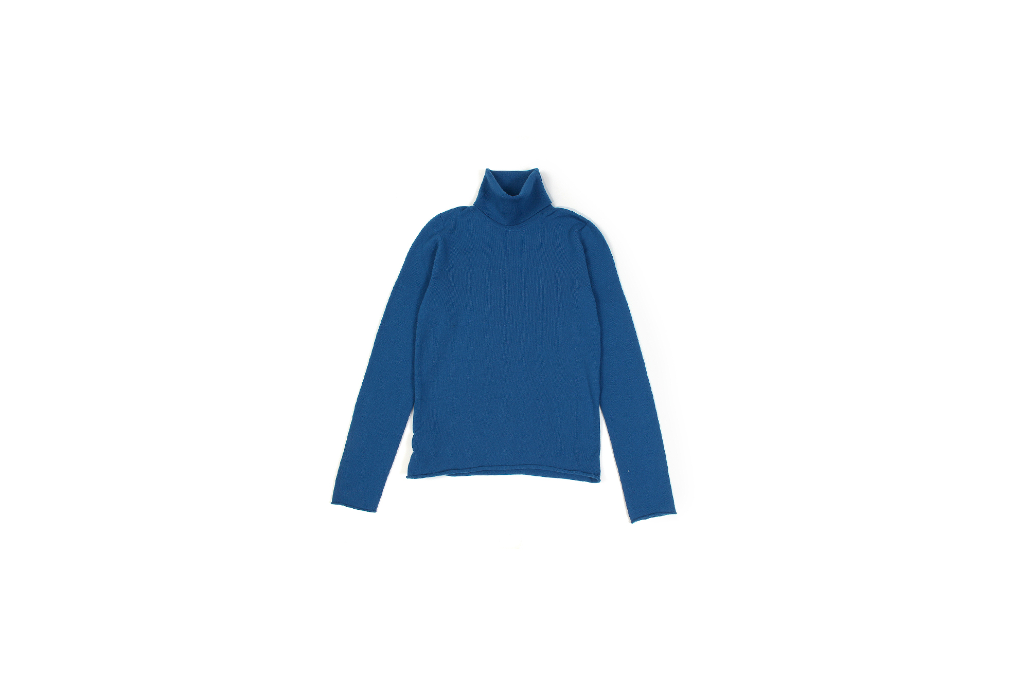 lucien pellat-fine (ルシアン ペラフィネ) Cashmere Roll Neck Sweater カシミア タートルネック セーターPETREL (ブルー) made in scotland (スコットランド製) 2020 秋冬新作  【Alto e Diritto 別注 // 無地】【入荷しました】【フリー分発売開始】愛知 名古屋 Alto e Diritto altoediritto アルトエデリット