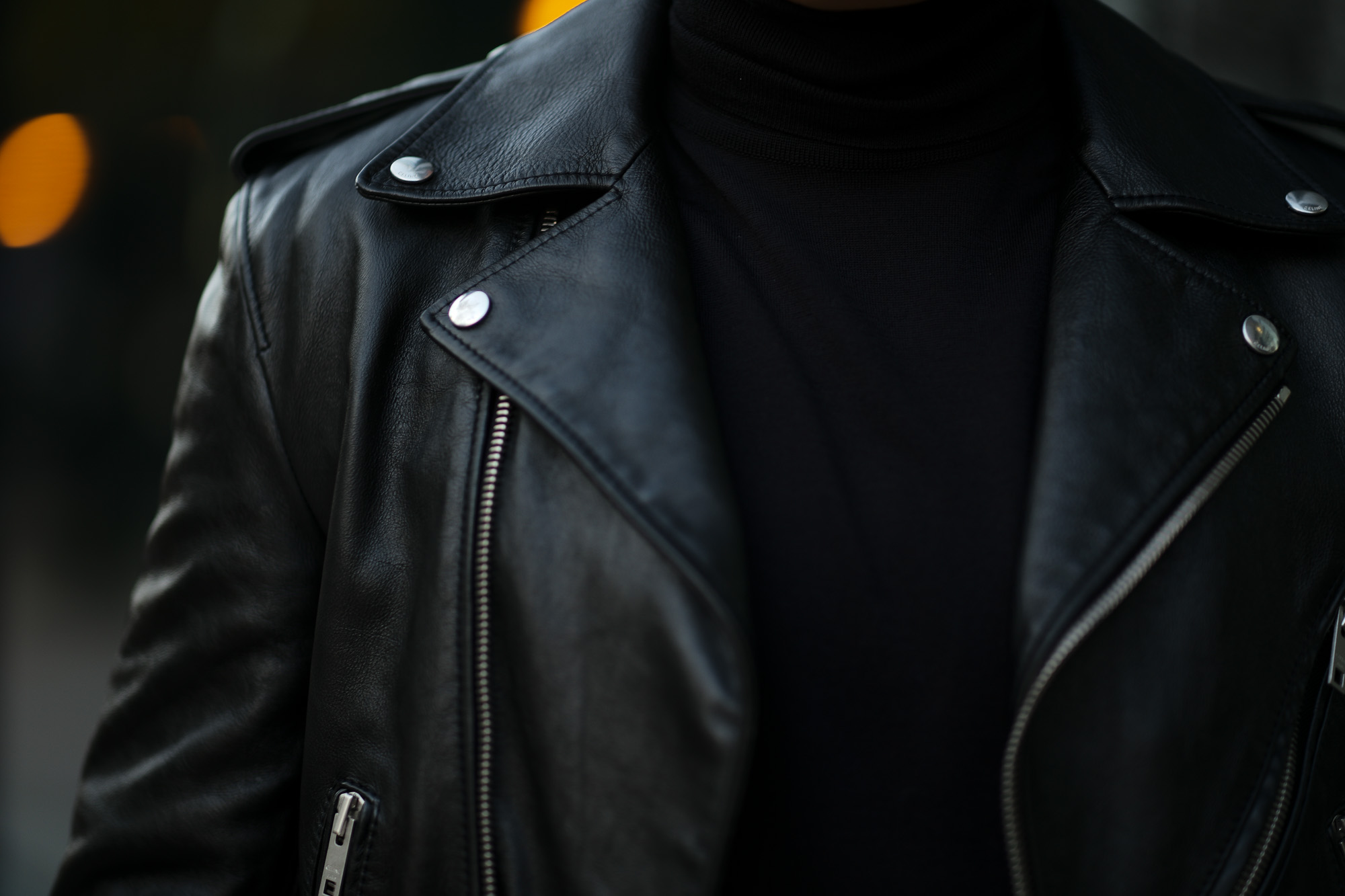 CELINE (セリーヌ) CLASSIC BIKER CALF SKIN (クラシック