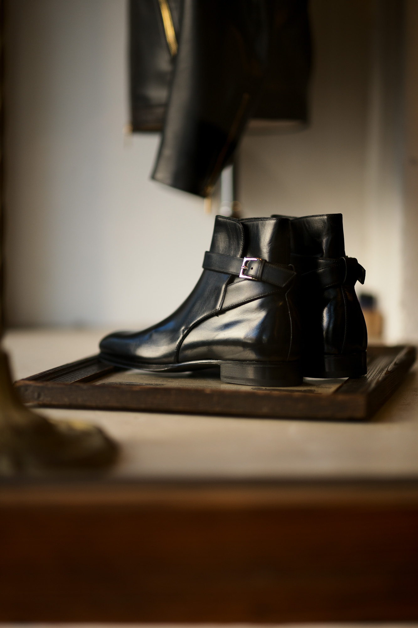 ENZO BONAFE エンツォボナフェ ART.EB-13 Jodhpur Boots Du Puy Vitello デュプイ社ボックスカーフ ジョッパーブーツ NERO (ブラック) made in italy イタリア製 2020秋冬 【ご予約開始】愛知 名古屋 altoediritto アルトエデリット ブーツ レザーブーツ enzobonafe EB13