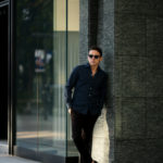 Finamore (フィナモレ) SEUL ITALIAN COLOR DENIM SHIRTS デニム ワンピースカラー シャツ STONEWASH (ストーンウォッシュ・02) made in italy (イタリア製) 2021 春夏新作【入荷しました】【フリー分発売開始】のイメージ