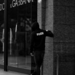 FIXER (フィクサー) FPK-01(エフピーケー01) Zip Up Hoodie ジップアップフーディー(バックプリント) BLACK (ブラック)のイメージ