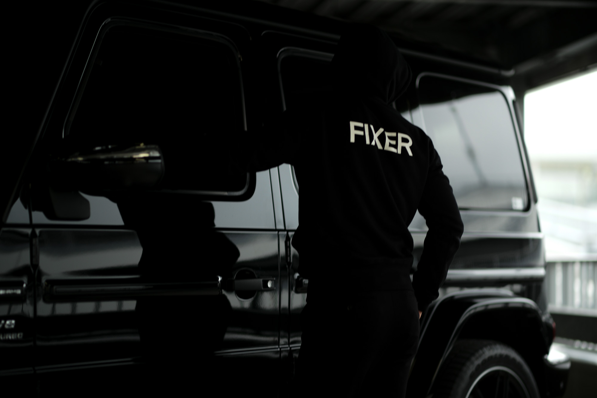 FIXER (フィクサー) FPK-02(エフピーケー02) Sweat Hoodie スウェットフーディー BLACK (ブラック) 2020 愛知 名古屋 altoediritto アルトエデリット パーカー プリントロゴ ロゴプリント 肉厚 裏サーマル