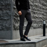 INCOTEX (インコテックス) 1T063R SLIM FIT URBAN TRAVELER (アーバントラベラー) TECHNO JERSEY PLAID グレンチェック ウォッシャブル テクノ ジャージ スラックス GRAY (グレー・910) 2020 秋冬新作のイメージ