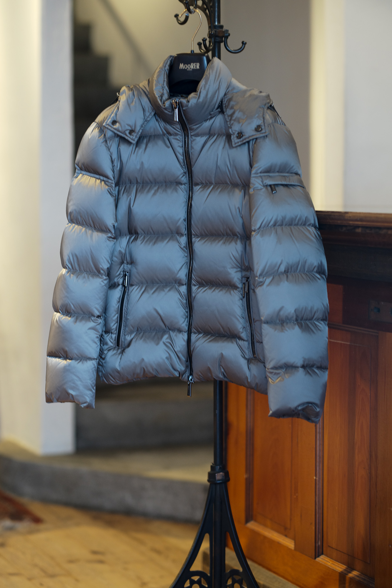 MOORER "BRETT-SH" Nylon Down Jacket 2021AW /// STEEL(グレー・03),DARK BROWN(ダークブラウン・37),SMERALDO(グリーン・55),GREEN(オリーブ・56),ASEALTO(チャコール・38),BLUE(ネイビー・76),NERO(ブラック・08) 【2021 秋冬 受注会開催 2020.12.14(Mon)～2020.12.26(Sat)】愛知 名古屋 Alto e Dirtto altoediritto アルトエデリット ムーレー ダウンジャケット BRET ONIRO FANTONI BOLGI BOND FAYER HELSINKI HARRIS BARBIERI SIRO MORRIS ダウンコート ダウンベスト ダウン