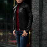 cuervo bopoha (クエルボ ヴァローナ) Satisfaction Leather Collection (サティスファクション レザー コレクション) East West (イーストウエスト) WINCHESTER (ウィンチェスター) BUFFALO LEATHER (バッファロー レザー) レザージャケット BLACK (ブラック) MADE IN JAPAN (日本製) 2021のイメージ