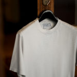 FEDELI(フェデリ) Crew Neck T-shirt (クルーネック Tシャツ) ギザコットン Tシャツ GRAY (グレー・55) made in italy (イタリア製) 2021 春夏【ご予約受付中】のイメージ