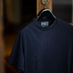 FEDELI(フェデリ) Crew Neck T-shirt (クルーネック Tシャツ) ギザコットン Tシャツ NAVY (ネイビー・626) made in italy (イタリア製) 2021 春夏【ご予約受付中】のイメージ