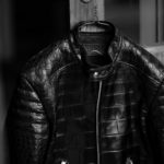 FIXER(フィクサー) F2 CROCODILE(エフツー クロコダイル) SINGLE RIDERS Crocodile クロコダイル エキゾチックレザー シングルライダース ジャケット BLACK(ブラック) 【Special Special Special Model】【ご予約受付中】のイメージ