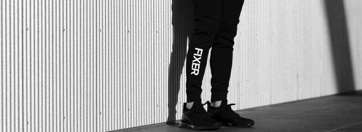 FIXER フィクサー FPT-01 エフピーティー01 Technical Jersey Jogger Pants テクニカルジャージー ジョガーパンツ BLACK ブラック 愛知　名古屋 Alto e Diritto アルトエデリット ジャージ スウェットパンツ