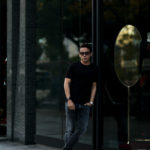 FIXER (フィクサー) FTS-01(エフティーエス01) 2 Print Crew Neck T-shirt 2プリントTシャツ BLACK (ブラック) 【ご予約受付中】【2021.1.23(Sat)～2021.2.07(Sun)】のイメージ