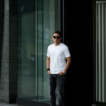 FIXER (フィクサー) FTS-01(エフティーエス01) 2 Print Crew Neck T-shirt 2プリントTシャツ WHITE (ホワイト) 【ご予約受付中】【2021.1.23(Sat)～2021.2.07(Sun)】のイメージ