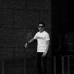 FIXER (フィクサー) FTS-03 Reverse Print Crew Neck T-shirt リバースプリント Tシャツ WHITE (ホワイト) 【SOLD OUT】のイメージ