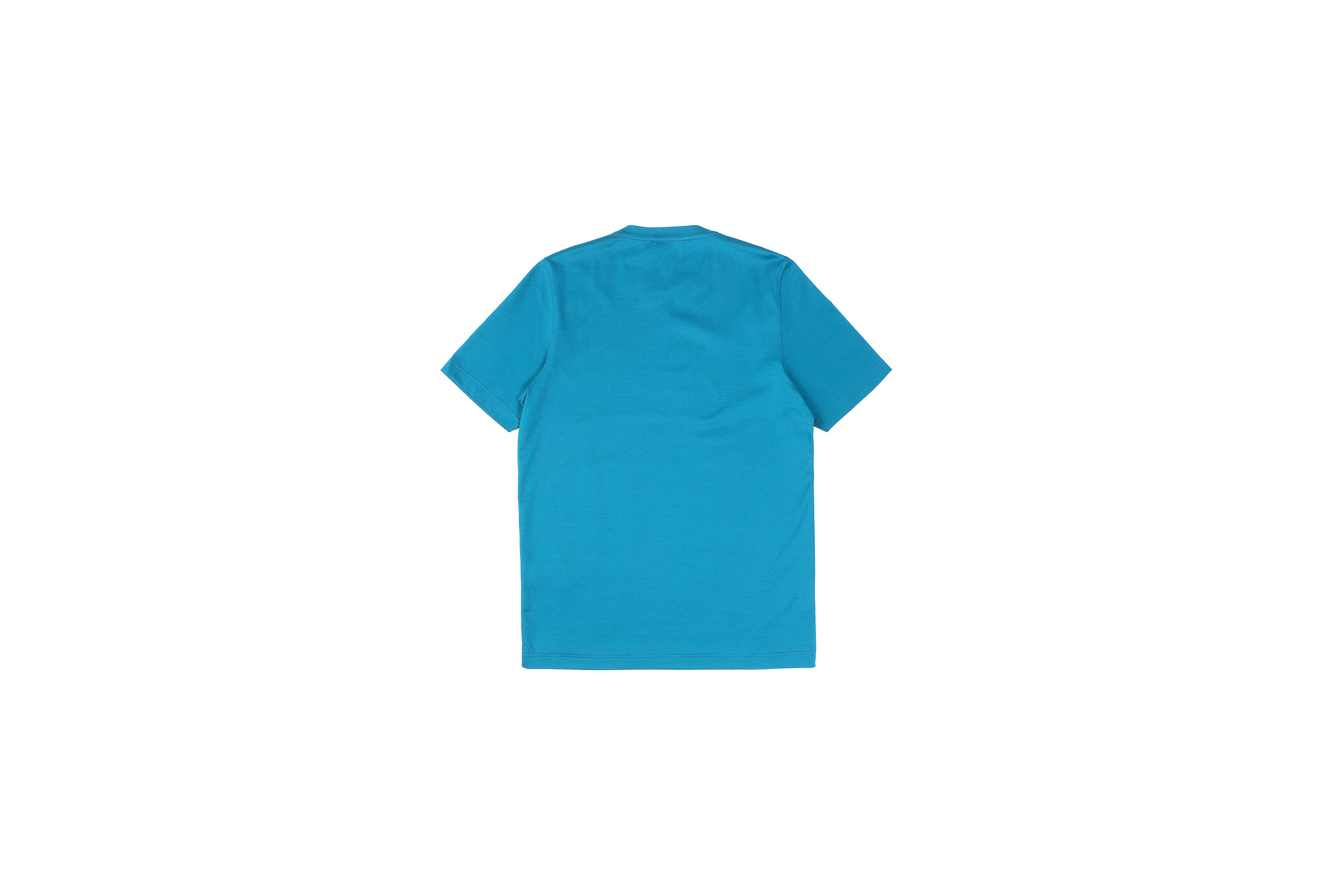 Gran Sasso (グランサッソ) Crew Neck T-shirt (クルーネック Tシャツ) Mercerised Cotton マーセライズドコットン Tシャツ TURQUOISE (ターコイズ・546)　made in italy (イタリア製) 2021春夏新作 gransasso 愛知　名古屋 Alto e Diritto altoediritto アルトエデリット TEE