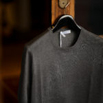 Gran Sasso (グランサッソ) Silk Knit T-shirt (シルクニット Tシャツ) SETA (シルク 100%) ショートスリーブ シルク ニット Tシャツ GREY (グレー・097) made in italy (イタリア製) 2021 春夏新作 【入荷しました】【フリー分発売開始】のイメージ