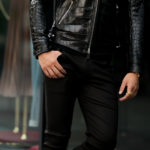 ISAMU KATAYAMA BACKLASH (イサムカタヤマ バックラッシュ) French Deerskin Stretch Leather Pants (フレンチ ディアスキン ストレッチ パンツ) ディアスキン ストレッチ レザー スキニーパンツ BLACK (ブラック) MADE IN JAPAN (日本製) 2021 【Special Model】【Alto e Diritto別注】【5本限定】のイメージ