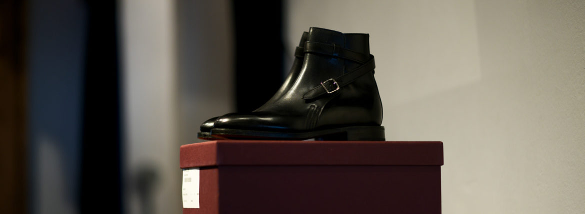 JOHN LOBB (ジョンロブ) ABBOT (アボット) 8695B Jodhpur Boots Black Calf ブラックカーフレザー ジョッパーブーツ BLACK (ブラック) Made In England (イギリス製) 2021のイメージ