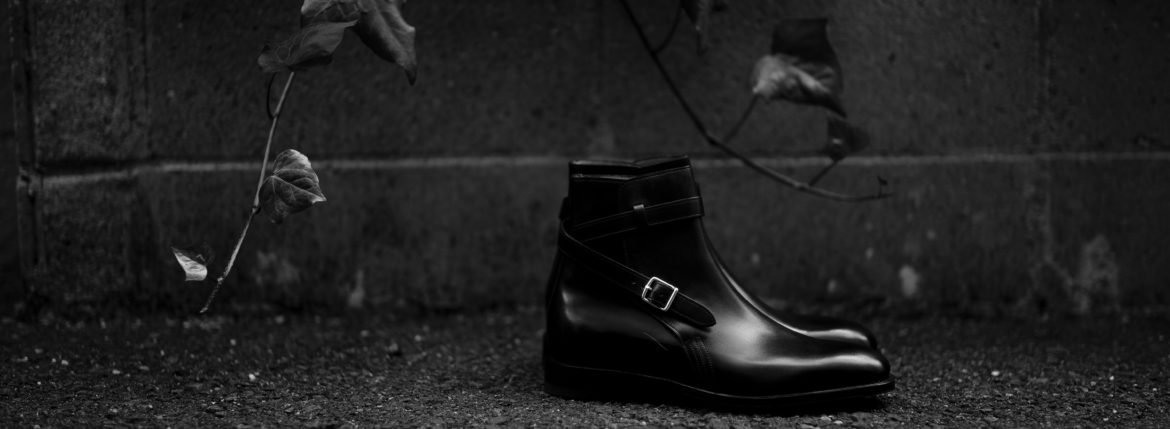 JOHN LOBB (ジョンロブ) ABBOT (アボット) 8695B Jodhpur Boots Black Calf ブラックカーフレザー ジョッパーブーツ BLACK (ブラック) Made In England (イギリス製) 2021 愛知 名古屋 Alto e Diritto altoediritto アルトエデリット ブーツ レザーブーツ johnlobbブーツ