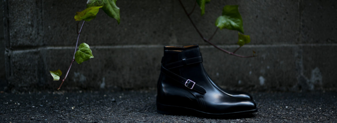 JOHN LOBB (ジョンロブ) ABBOT (アボット) 8695B Jodhpur Boots Black Calf ブラックカーフレザー ジョッパーブーツ BLACK (ブラック) Made In England (イギリス製) 2021 愛知 名古屋 Alto e Diritto altoediritto アルトエデリット ブーツ レザーブーツ johnlobbブーツ