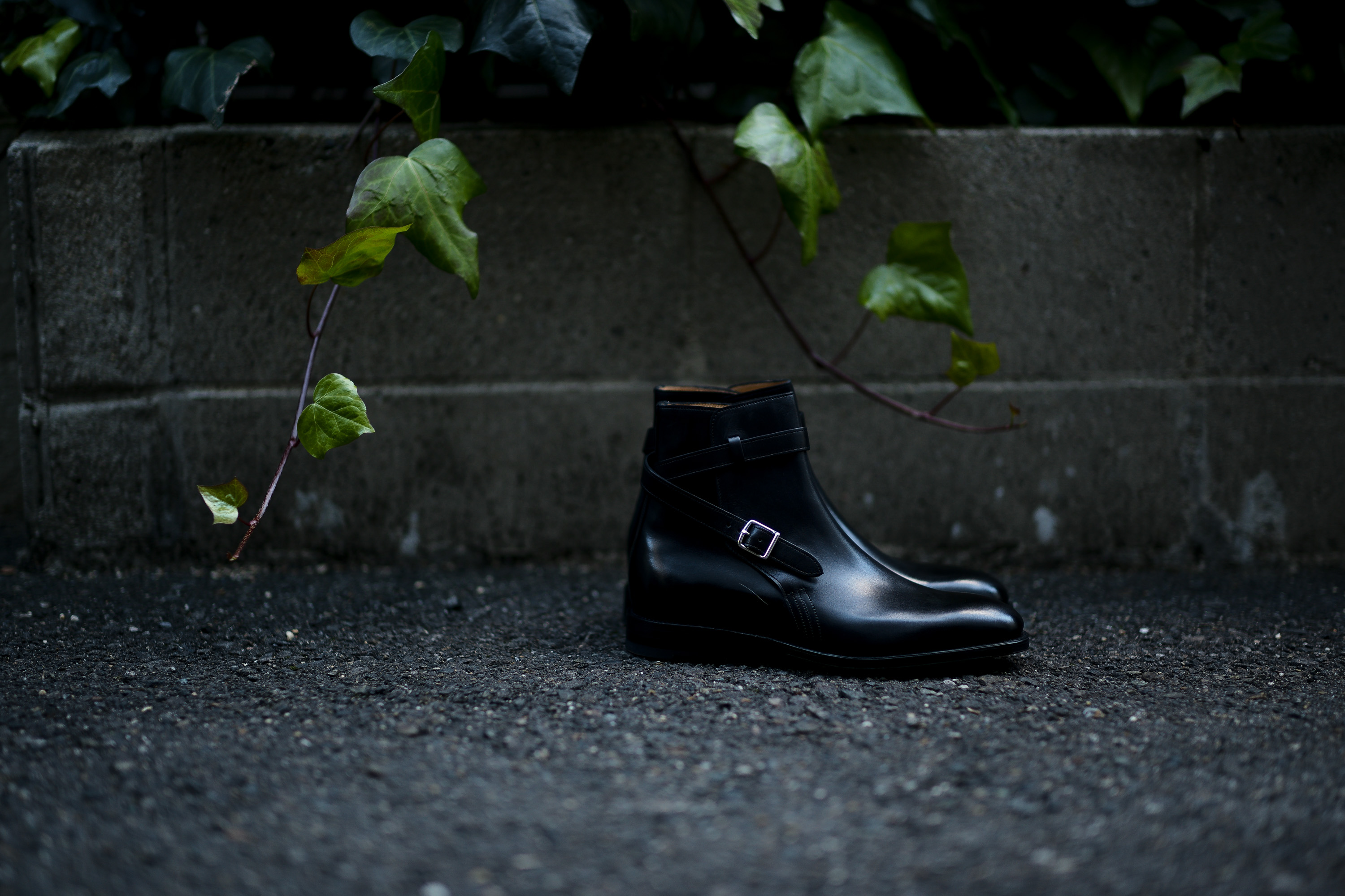 JOHN LOBB (ジョンロブ) ABBOT (アボット) 8695B Jodhpur Boots Black Calf ブラックカーフレザー ジョッパーブーツ BLACK (ブラック) Made In England (イギリス製) 2021 愛知 名古屋 Alto e Diritto altoediritto アルトエデリット ブーツ レザーブーツ johnlobbブーツ