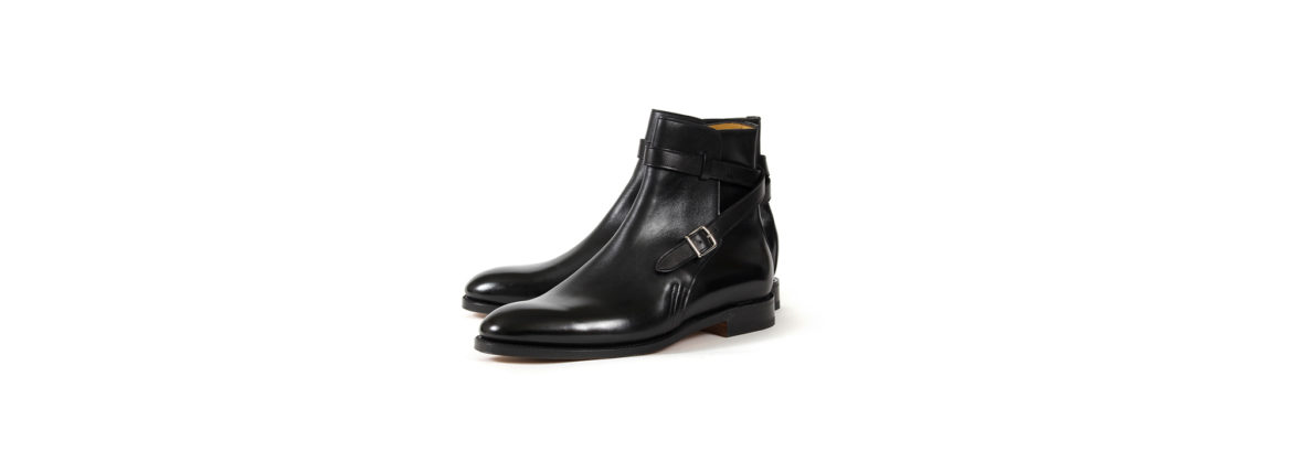 JOHN LOBB (ジョンロブ) ABBOT (アボット) 8695B Jodhpur Boots Black Calf ブラックカーフレザー ジョッパーブーツ BLACK (ブラック) Made In England (イギリス製) 2021 愛知 名古屋 Alto e Diritto altoediritto アルトエデリット ブーツ レザーブーツ johnlobbブーツ